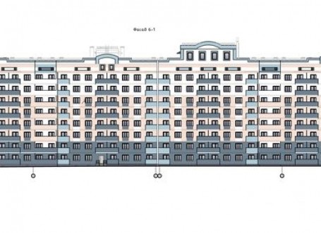 Многоквартирный 4-х секционный 8 этажный кирпичный жилой дом в г. Ливны Орловской области